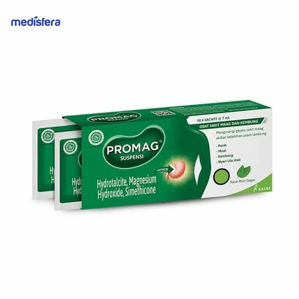 Promag Susp 10ml Sach 6s