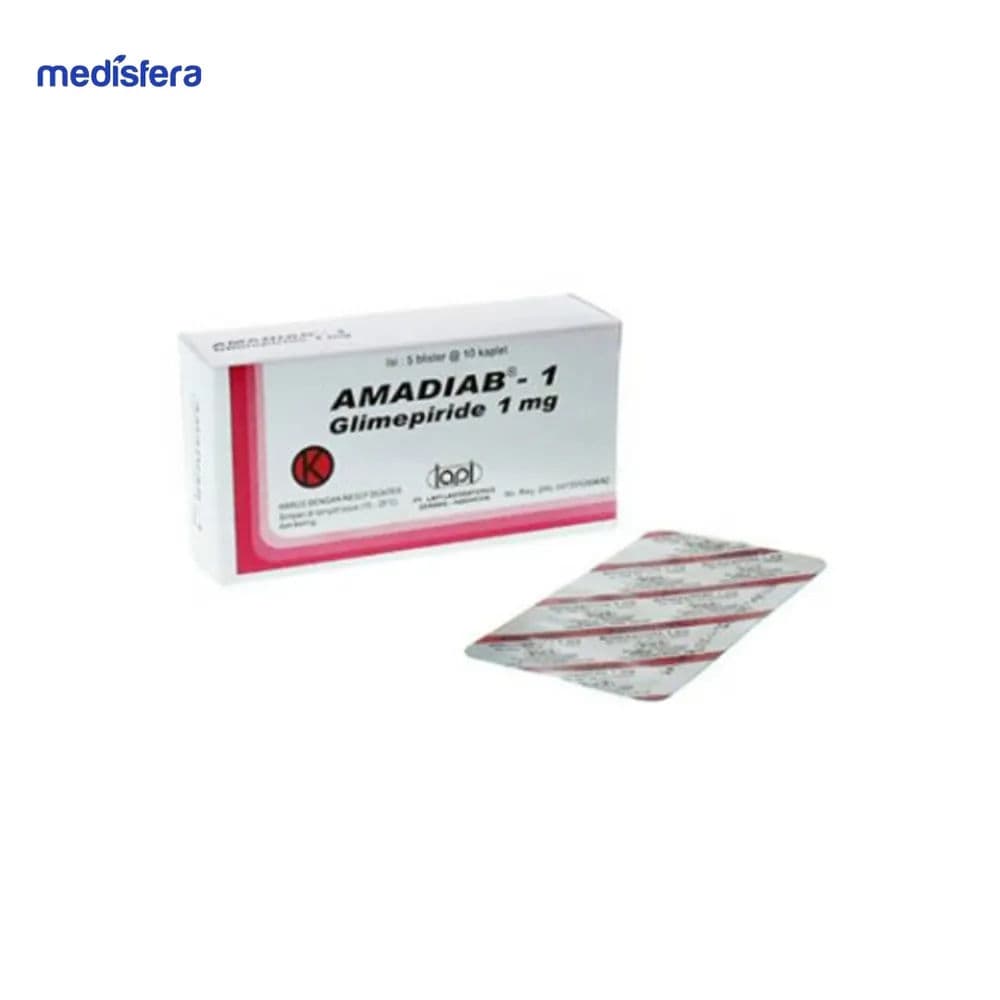 Amadiab 1mg Tablet