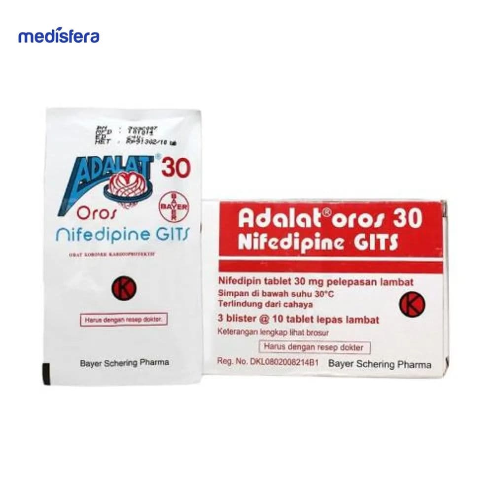 Adalat Oros 30mg Tablet