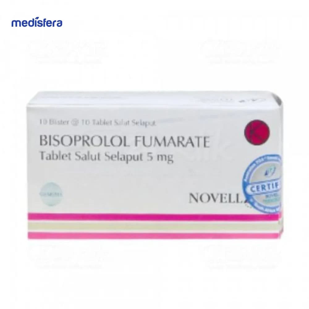 Bisoprolol Fumarate 5mg Tablet Novell