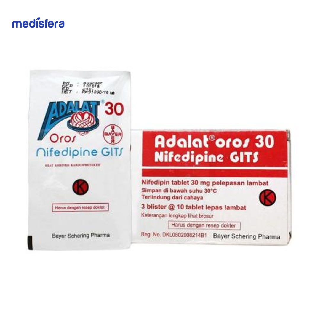 ADALAT OROS 30MG tablet