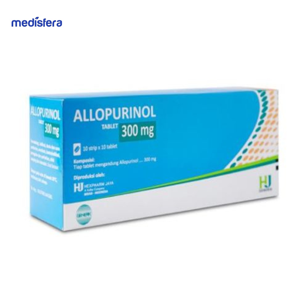 ALLOPURINOL HEXPHARM 300MG tablet
