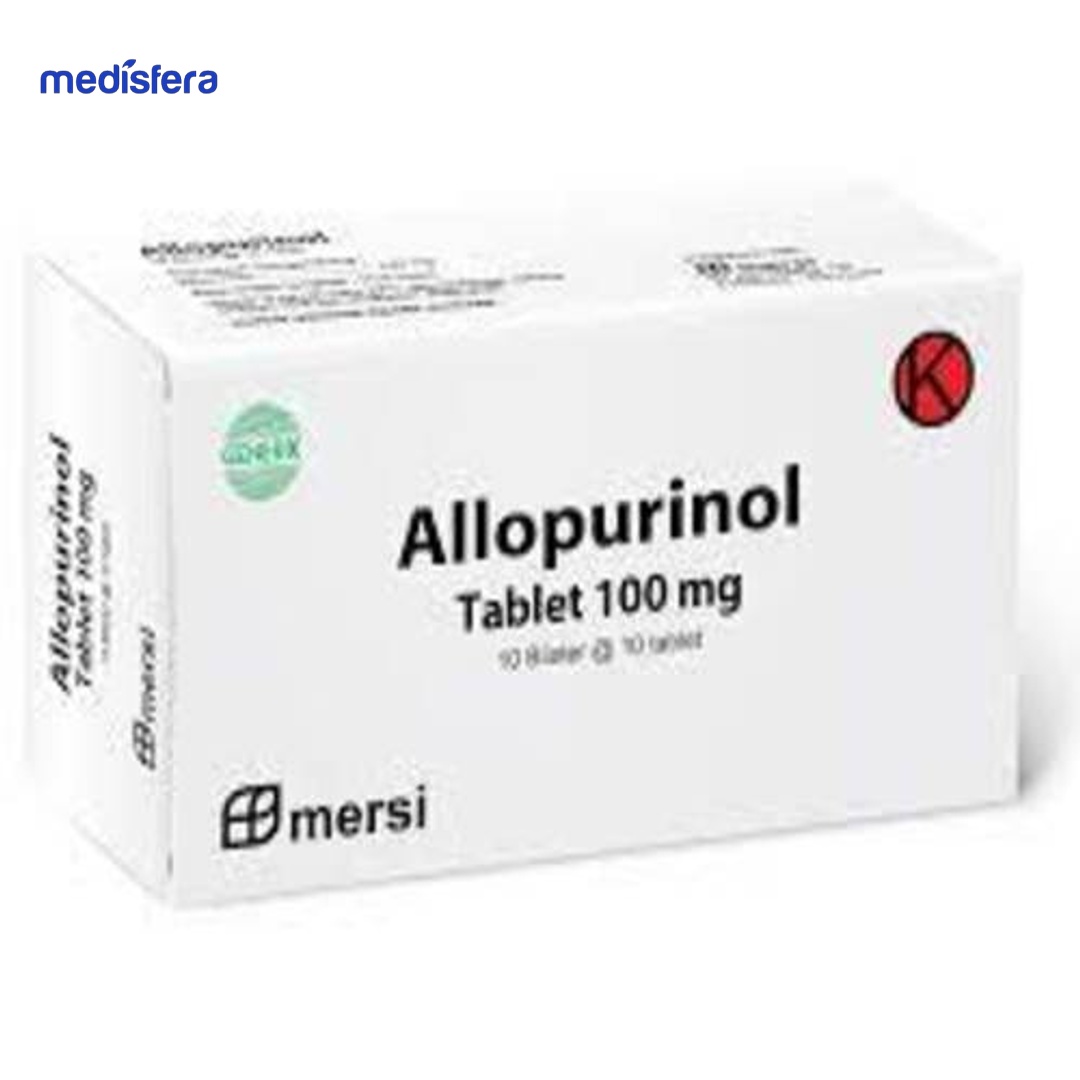 ALLOPURINOL MERSI 100MG tablet