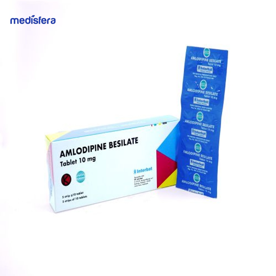 AMLODIPINE INTERBAT 10MG tablet
