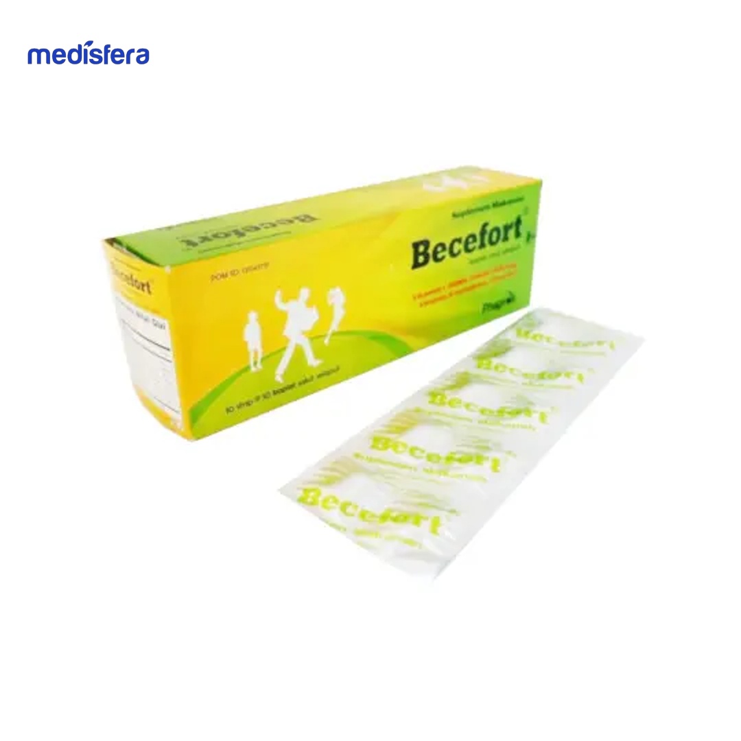 BECEFORT Caplet (1 strip isi 10 Caplet)