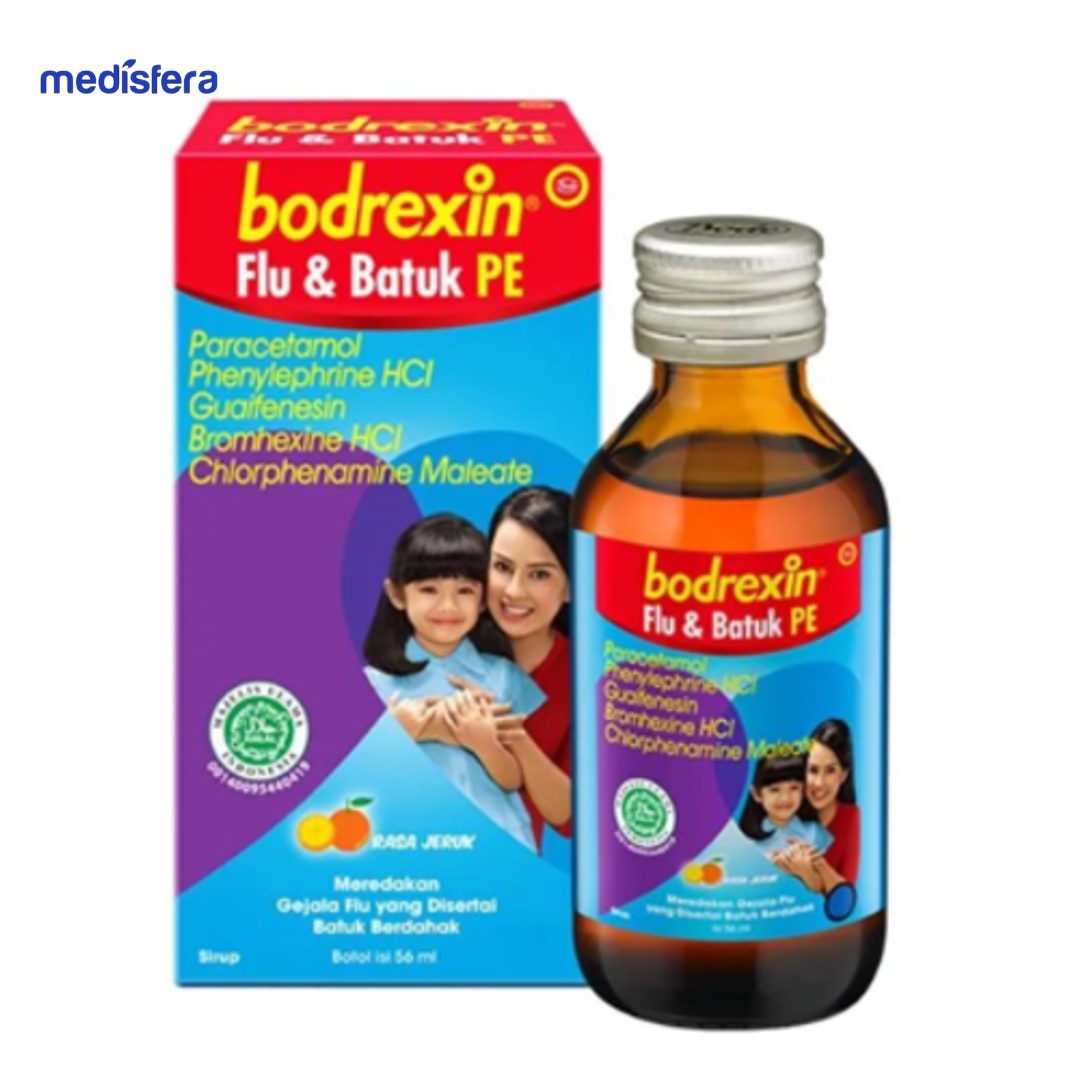 BODREXIN flu & cough PE DRY Syrup 60ML