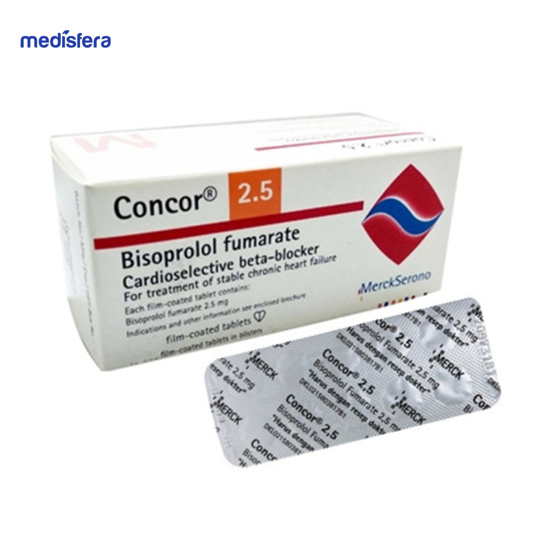 CONCOR 2.5MG TAB 100S