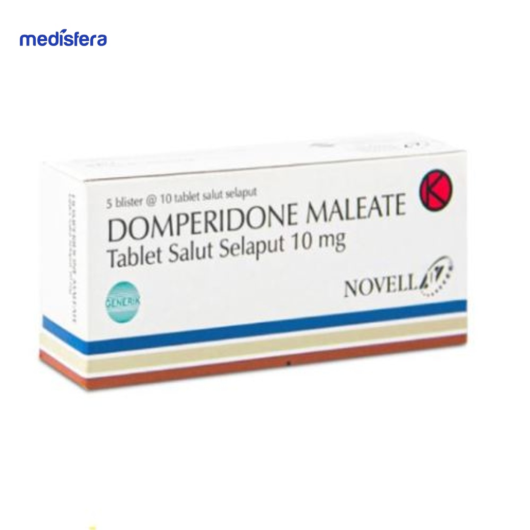 DOMPERIDONE NOVELL 10MG tablet