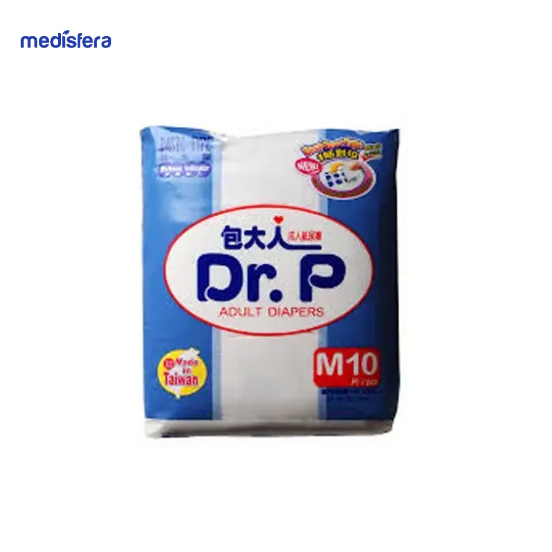 Dr P Pampers Dewasa Basic M 1 Pack Isi 10