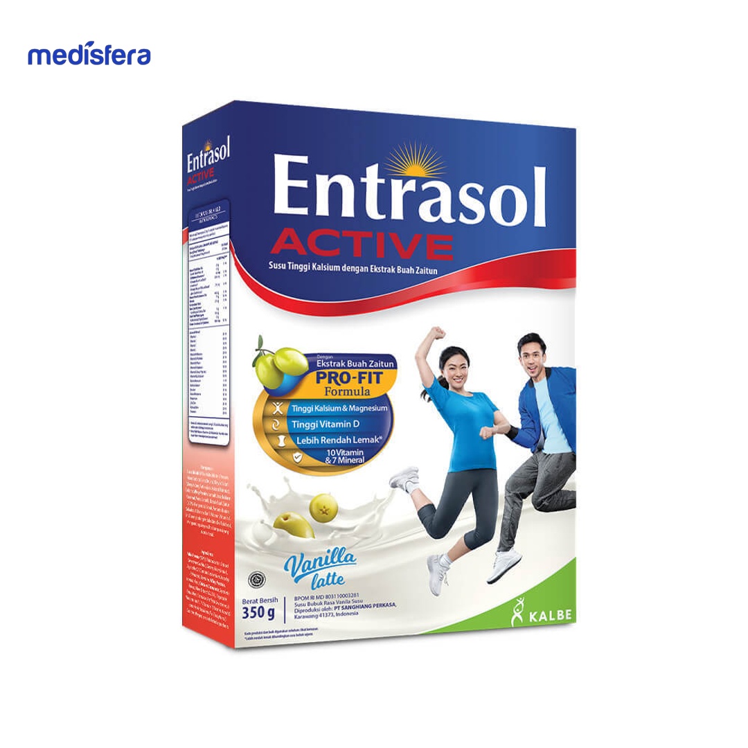 ENTRASOL ACTIVE VANILA LATTE 350G