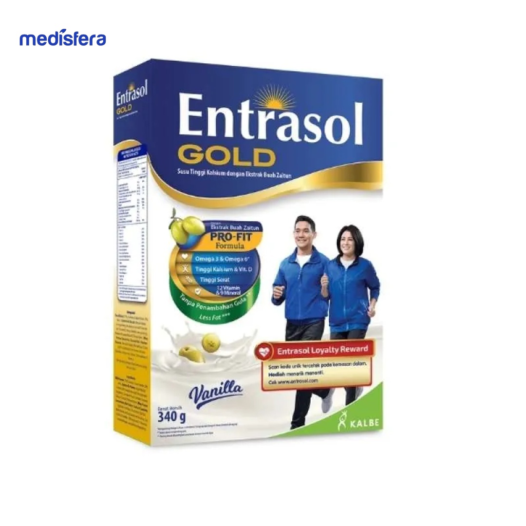 ENTRASOL GOLD VANILA 340G BOX