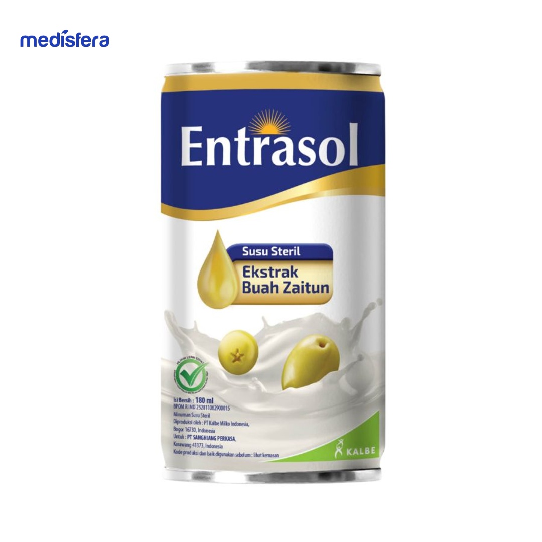 ENTRASOL SUSU STERIL 180ML KALENG