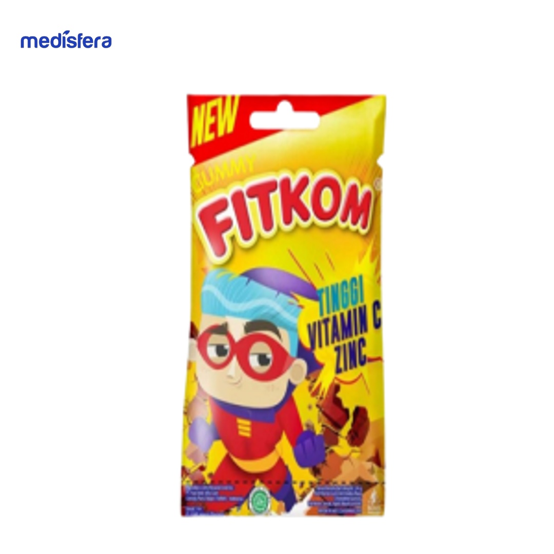 FITKOM GUMMY VITAMIN C & ZINC 24G SACH