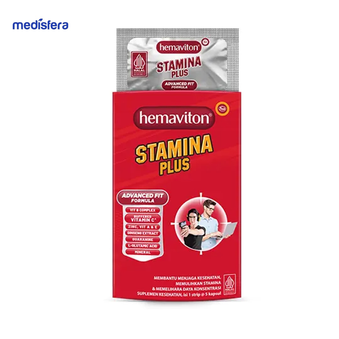 HEMAVITON STAMINA PLUS Capsule (1 strip isi 5 Capsule)