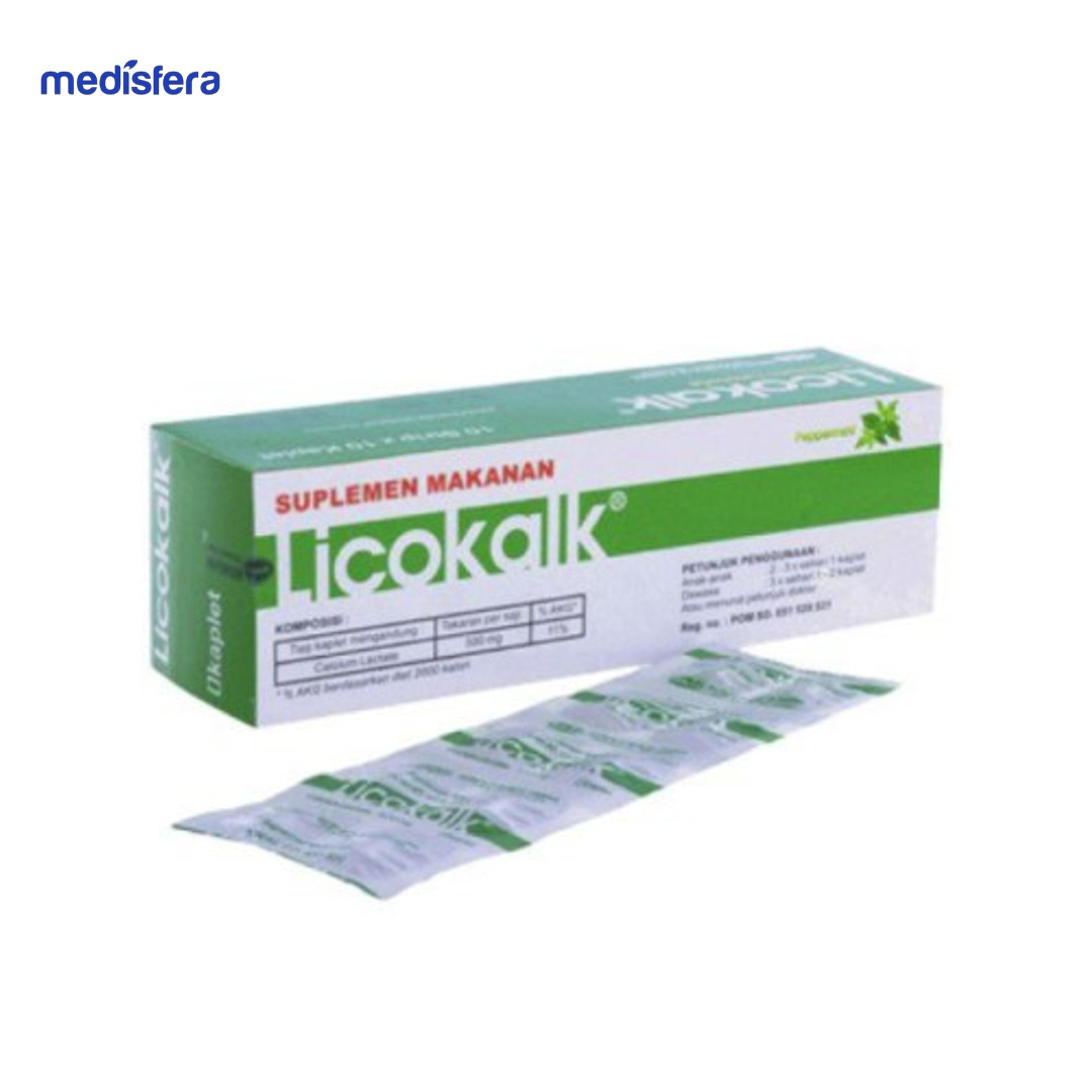 LICOKALK tablet (1 strip isi 10 tablet)