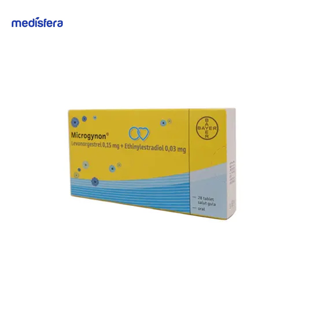 MICROGYNON tablet (1 box isi 10 strip @28 tablet)