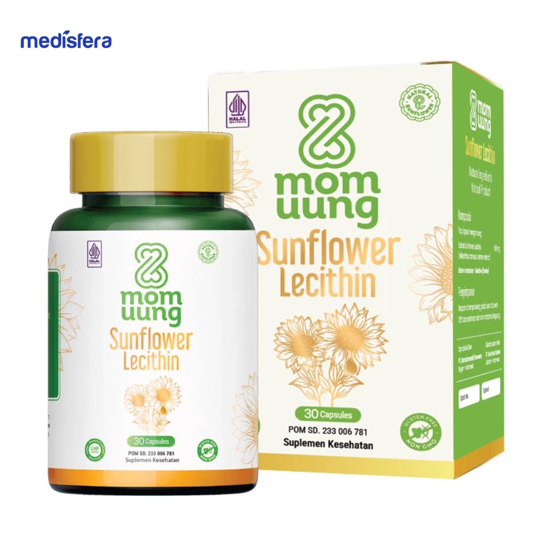 MOM UUNG SUNFLOWER LECITHIN (1 Bottle isi 30 Capsule)
