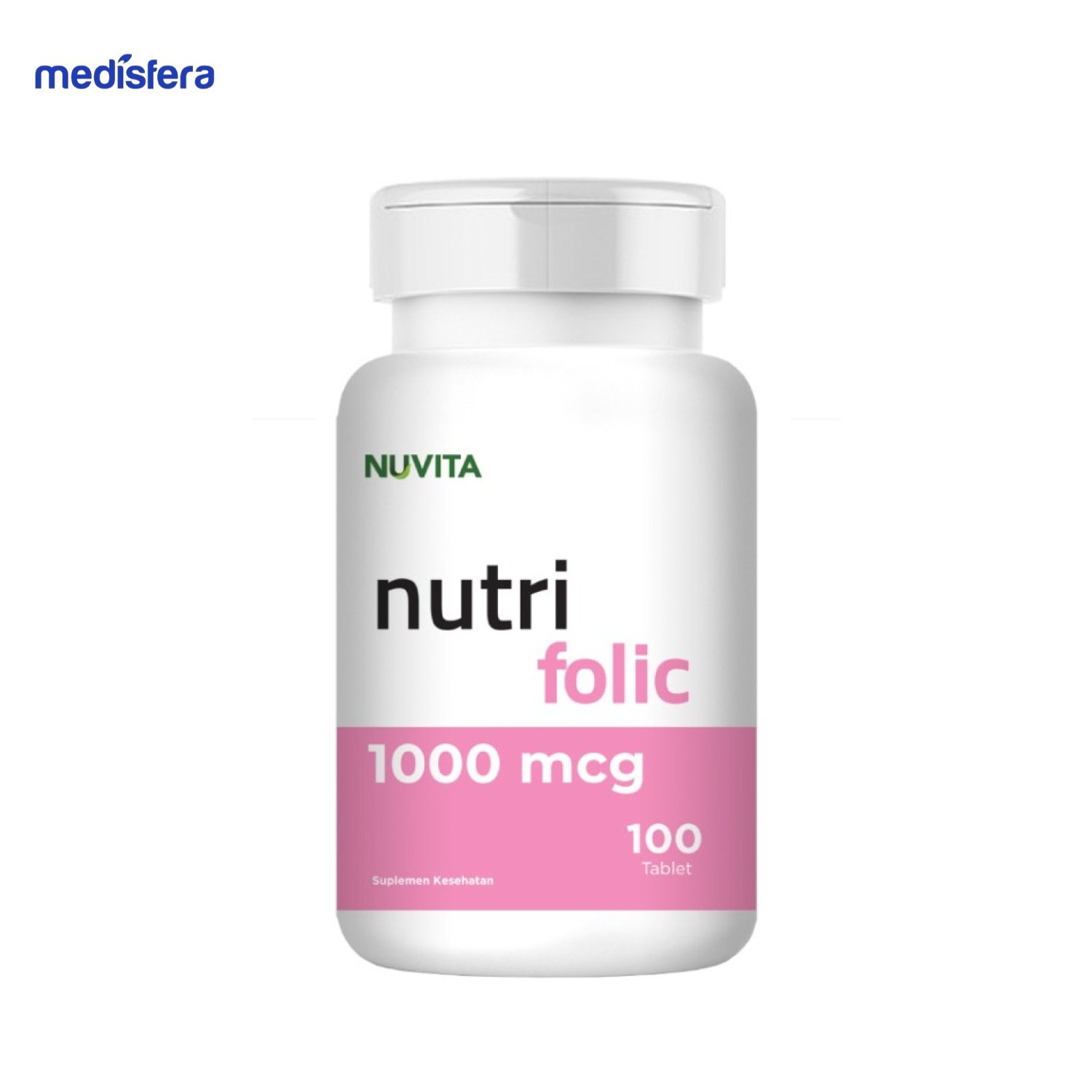 NUVITA NUTRI FOLIC 1000MCG (1 strip isi 10 tablet)