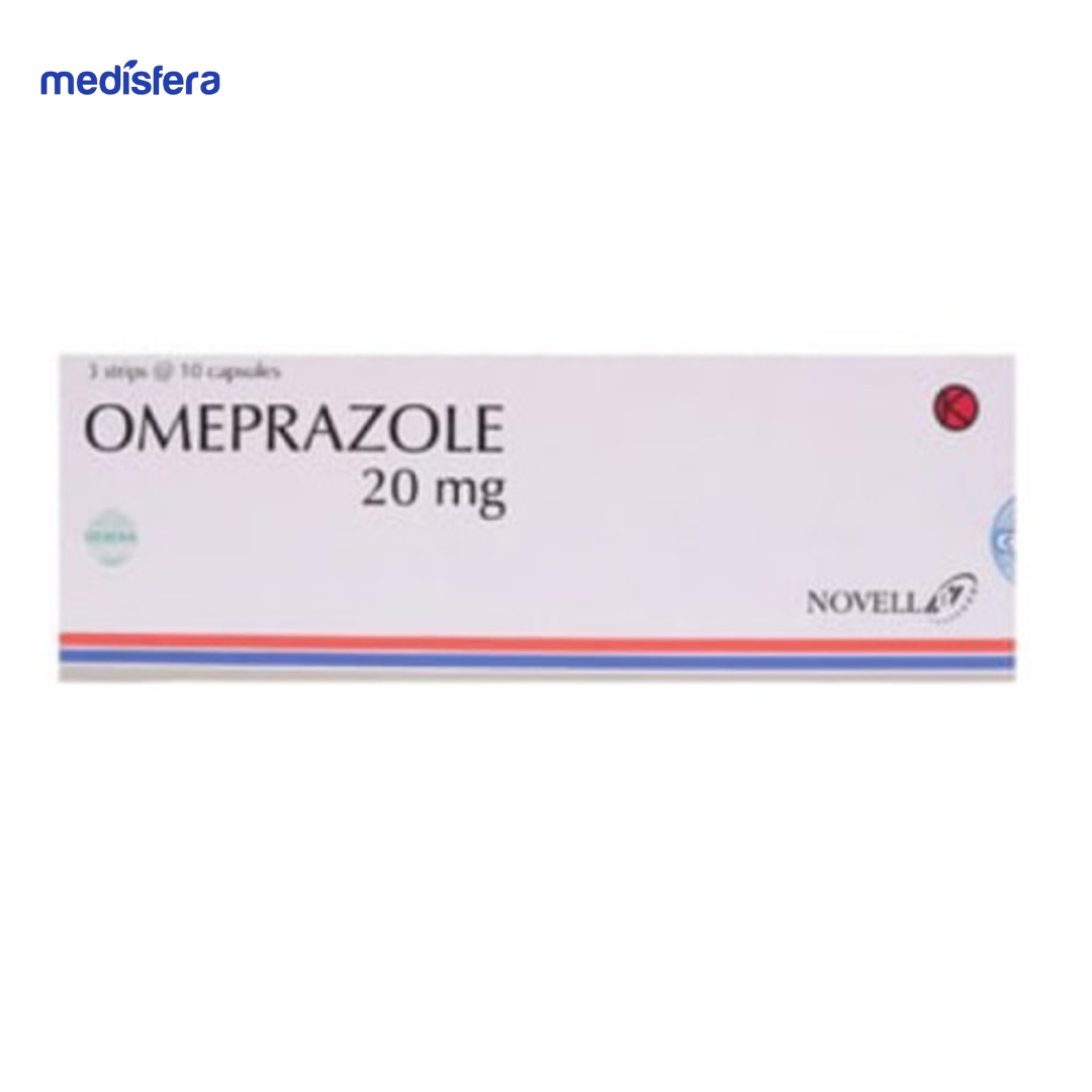 OMEPRAZOLE NOVELL 20MG Capsule