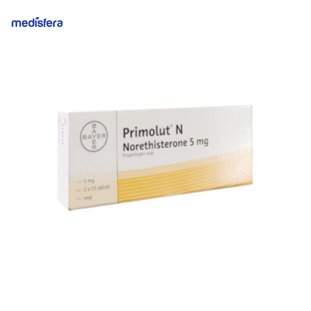 PRIMOLUT-N 5MG tablet (1 strip isi 15 tablet)