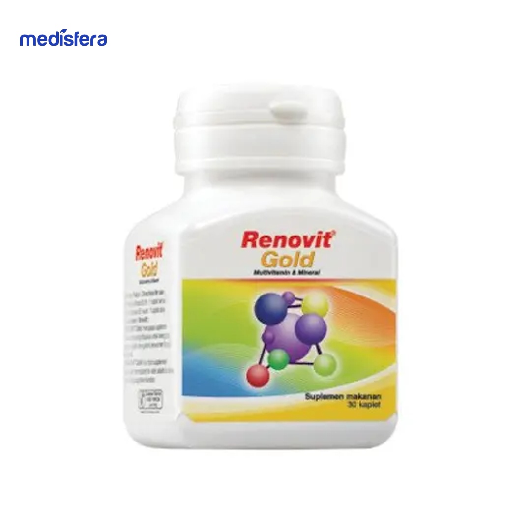 RENOVIT GOLD Caplet (1 Bottle Isi 30 Caplet)