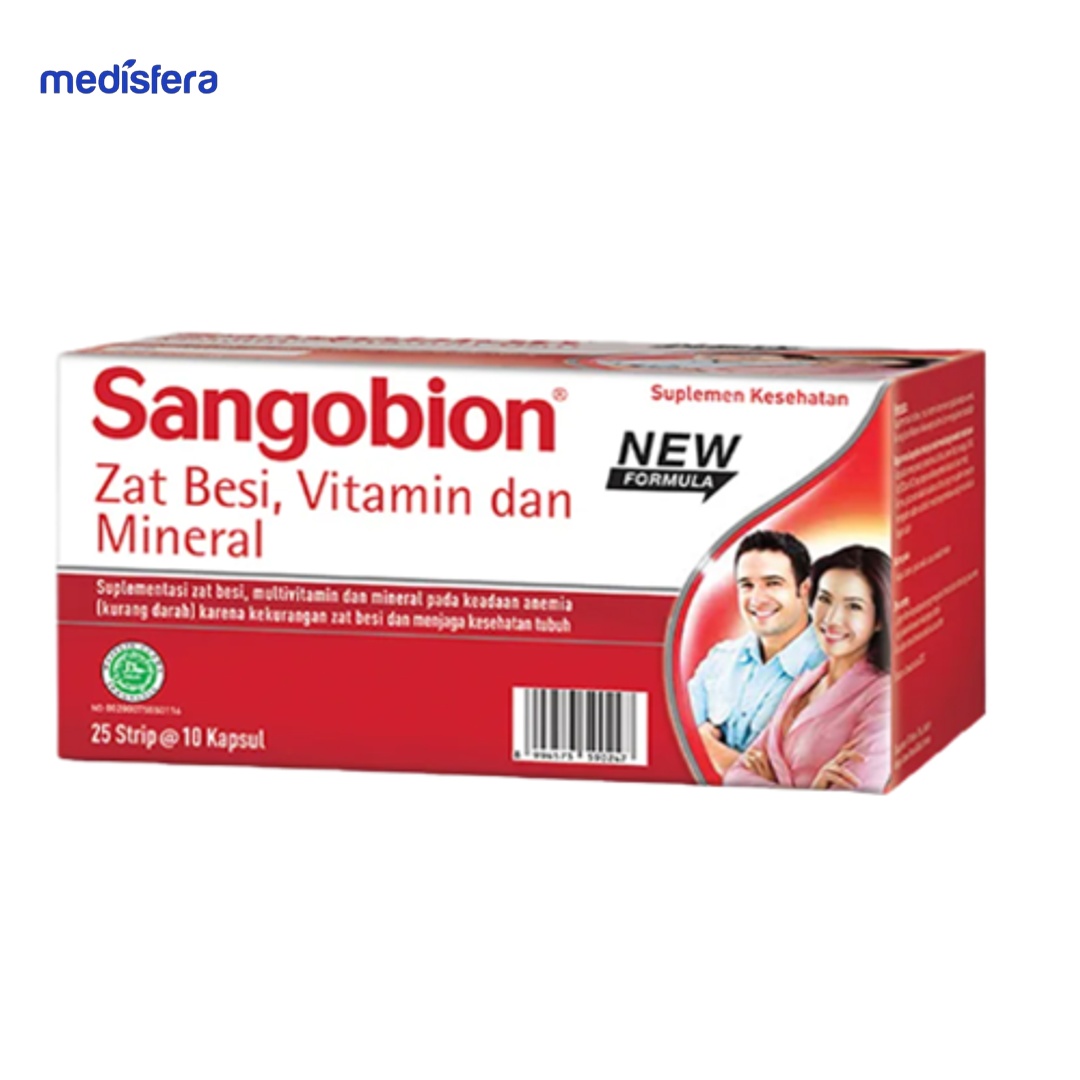 SANGOBION Capsule (per strip isi 10 Capsule)