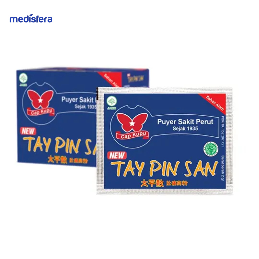 TAY PIN SAN PUYER illness PERUT SACHET (1 box isi 12 Sachet)