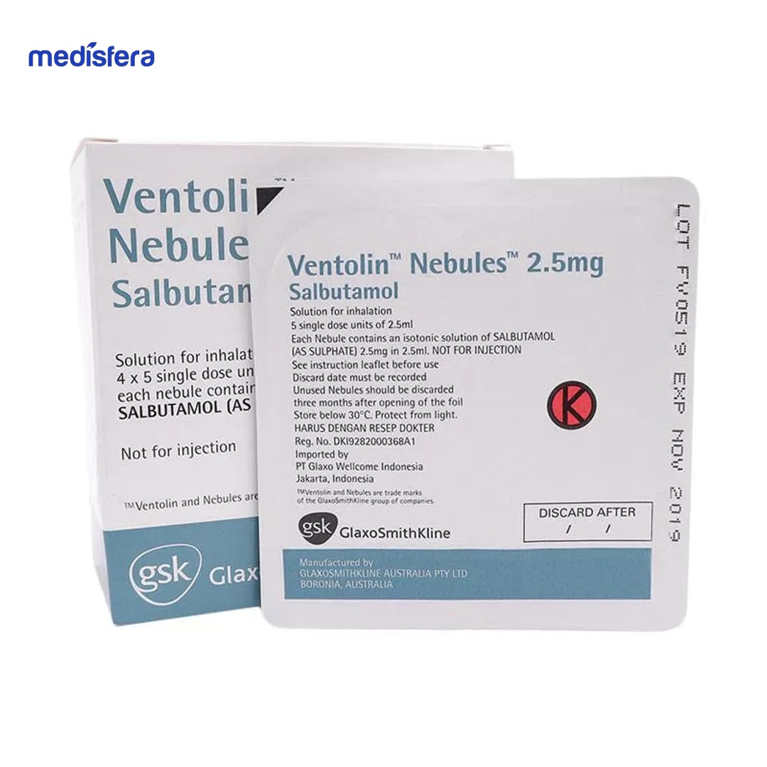 VENTOLIN NEBULES 2.5MG